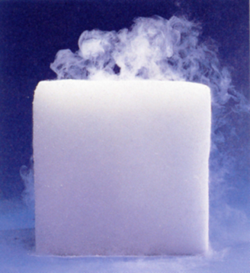 الثلج الجاف dry ice